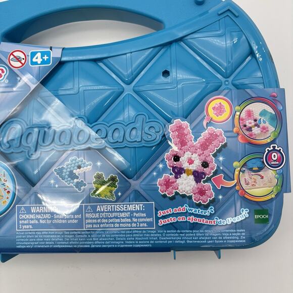 NEW Aquabeads Beginners Carry Case Craft Set Star Beads 900 Beads. Sealed. - Picture 3 of 12